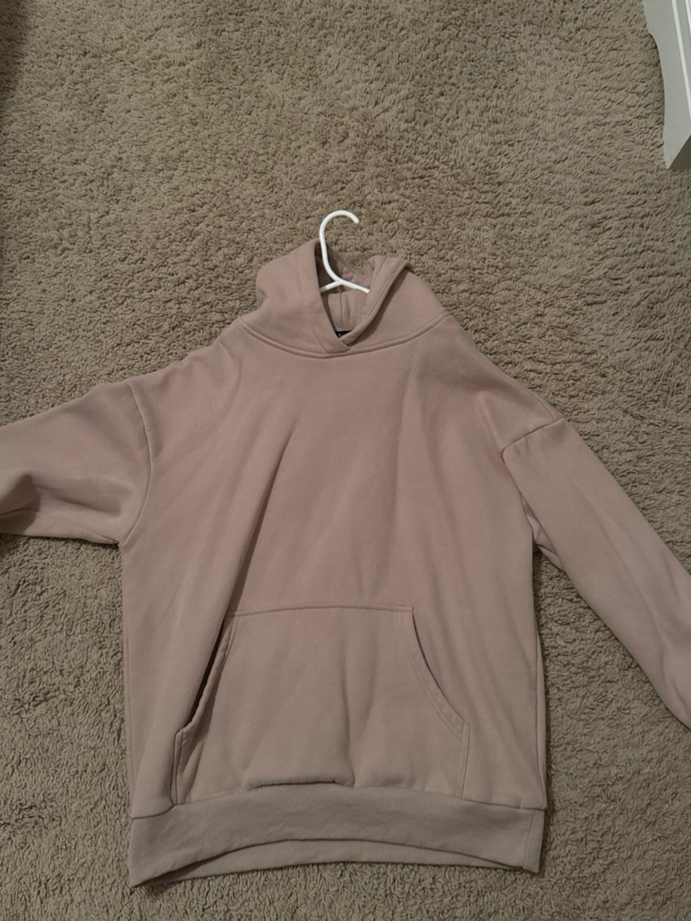 Cozy Neutral Pullover Hoodie - Dusty Mauve